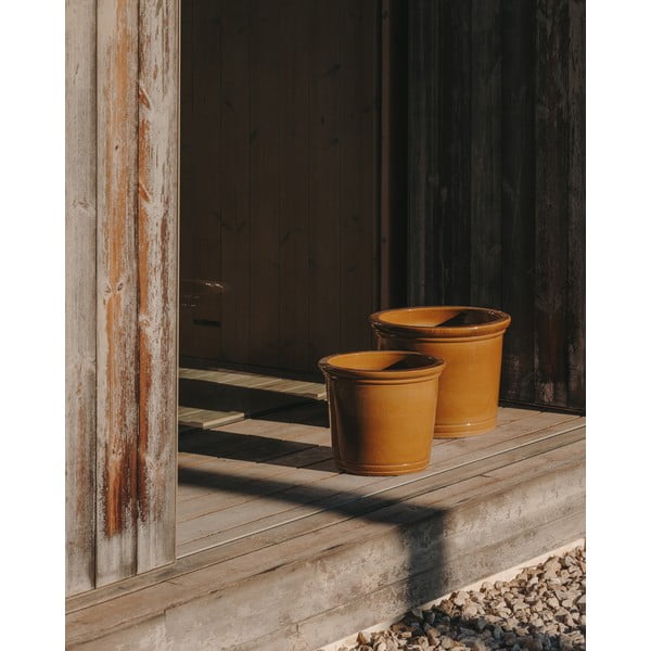 Terrakottast lillepotid 2 tk komplektis ø 47 cm Presili - Kave Home-image-1