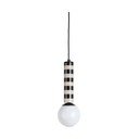Must/taimne metallist ripplamp ø 12 cm Rayado - Leitmotiv