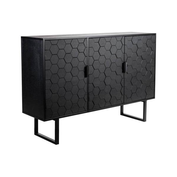 Must madal männipuidust kapp 135x90 cm Linc - White Label-image-2