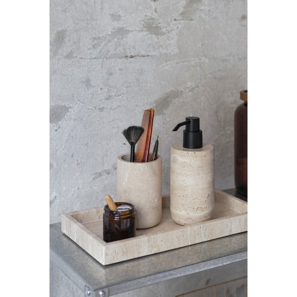 Beež kivikeraamikast hambaharjatops Travertine - Mette Ditmer Denmark-image-1