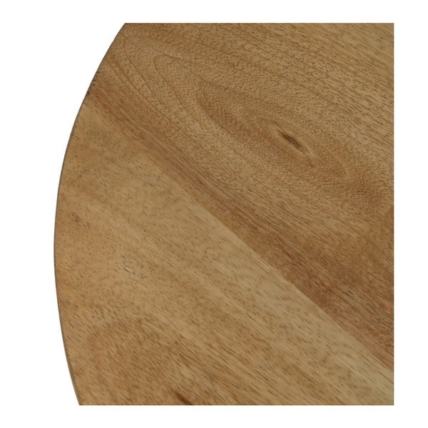 Ümmargune mangopuidust abilaud ø 40 cm Mao - Ixia-image-3