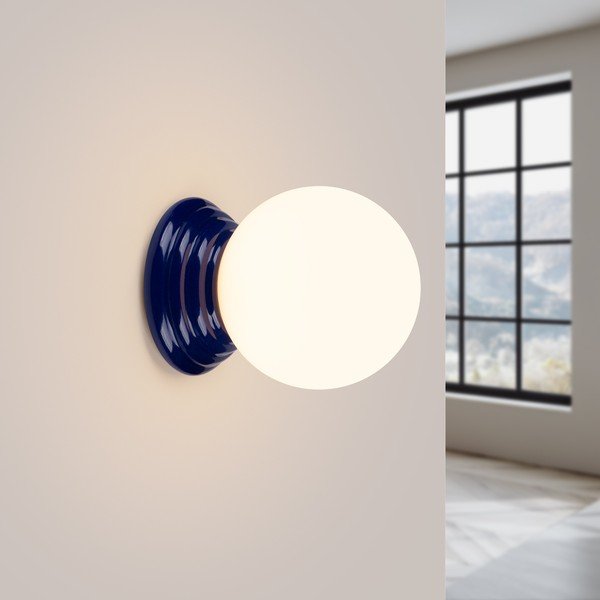 Sinine keraamiline seinalamp ø 12 cm Farsa - Sollux-image-4