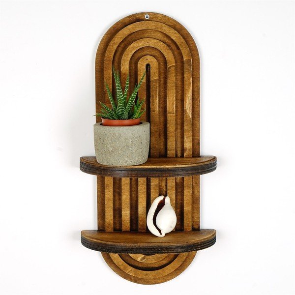 Pruun põrandariiul 40 cm Raf - Kalune Design-image-4