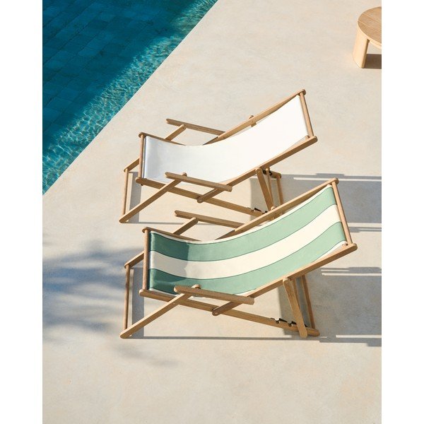 Roheline puidust aiatool Vilara - Kave Home-image-2