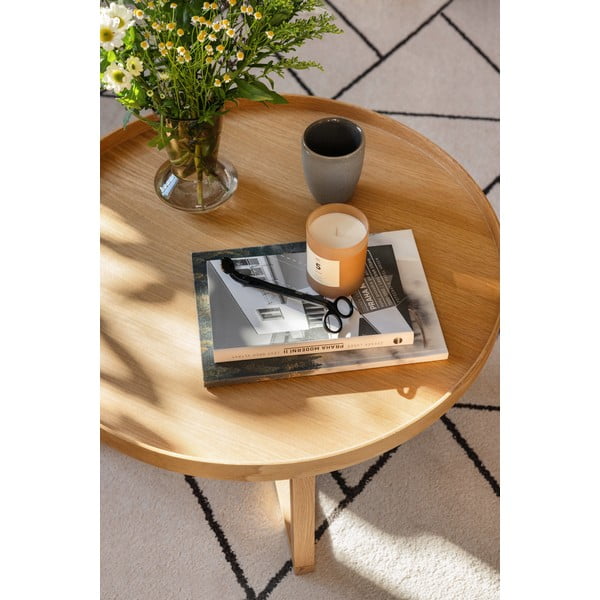 Ümmargune puidust laud, Ø 66 cm - Wireworks-image-4