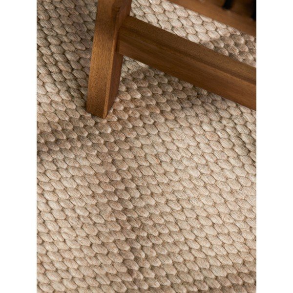 Beež käsitsi kootud villane vaip 200x290 cm Lyon Beans - Elle Decoration-image-2