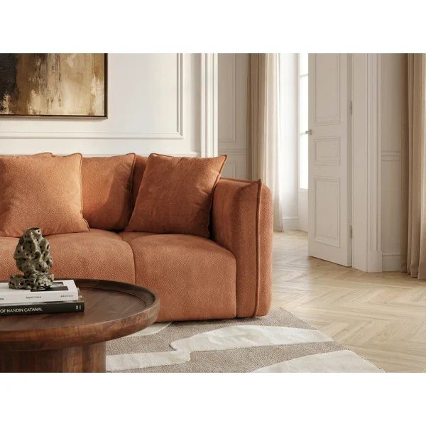 Oranž šenilldiivan Harlem - Bobochic Paris-image-2