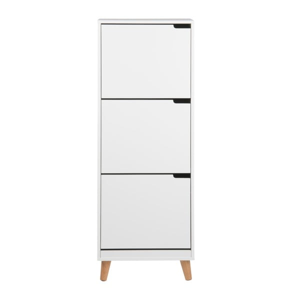 Valge hingedega jalatsiriiul Mitra - Actona-image-4