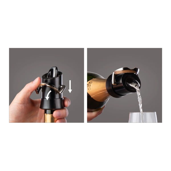 Roostevabast terasest vahuveini kork - VacuVin-image-3