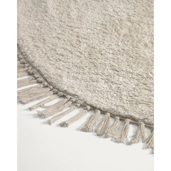 Kreem puuvillane laste vaip ø100 cm Orwen - Kave Home-image-3