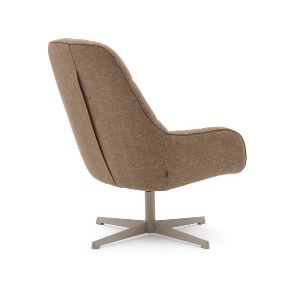 Pruun pöörlev tool Jaspe - Kave Home-image-4