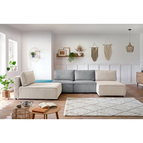 Muutuv velvetist nurgadiivan  Nihad modular - Bobochic Paris-image-1