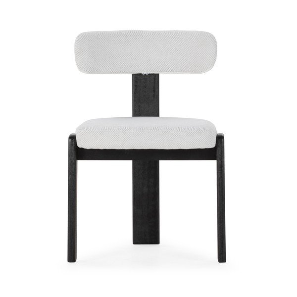 Mustad-helehallid polsterdatud söögitoolid, 2 tk komplektis Nadia - MOME