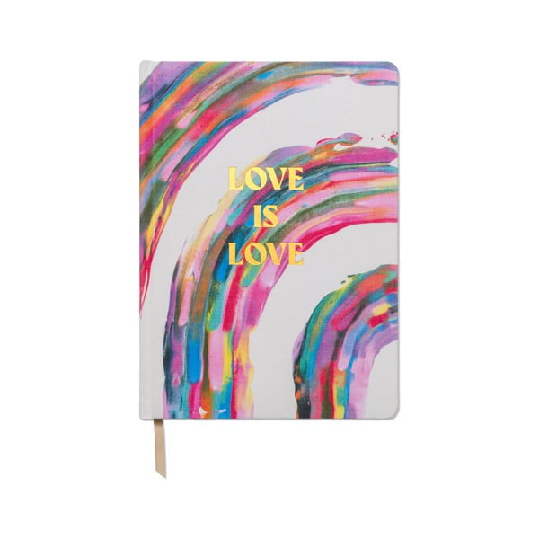 Dateerimata märkmik 200 lehekülge A4 formaadis Love is Love - DesignWorks Ink