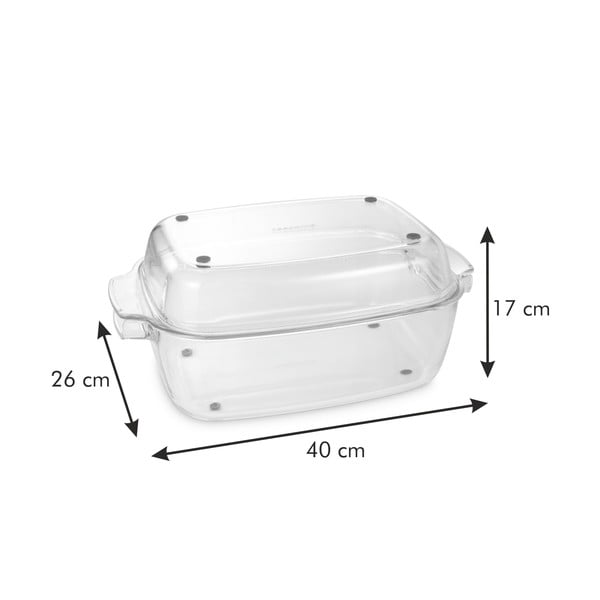 Klaasist küpsetusvorm 26x40 cm GrandChef - Tescoma-image-2