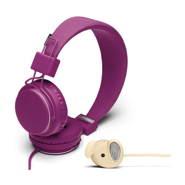 Sluchátka Plattan Grape + sluchátka Medis Cream ZDARMA