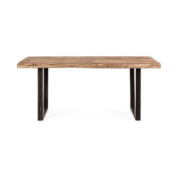 Akaatsia lauaplaadiga söögilaud, 90x180 cm Elmer – Bizzotto-image-3