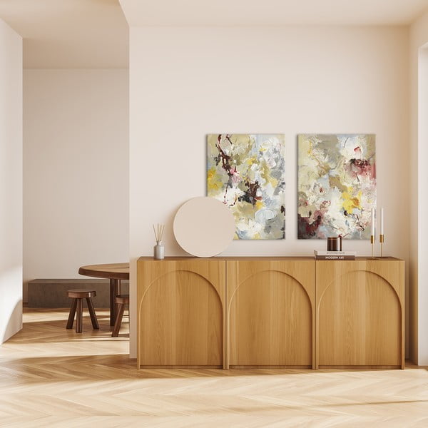 Käsitsi maalitud elementidega maal 60x80 cm Free Play 1 - Malerifabrikken-image-1