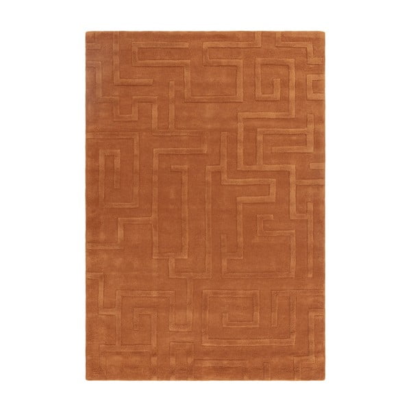 Tellisevärvi villane vaip 160x230 cm Maze - Asiatic Carpets