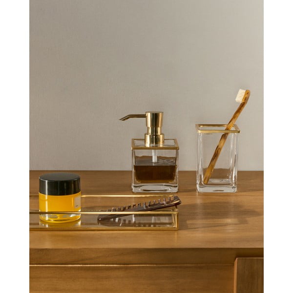 Kuldne klaasist hambaharjatops Soanet - Kave Home-image-1