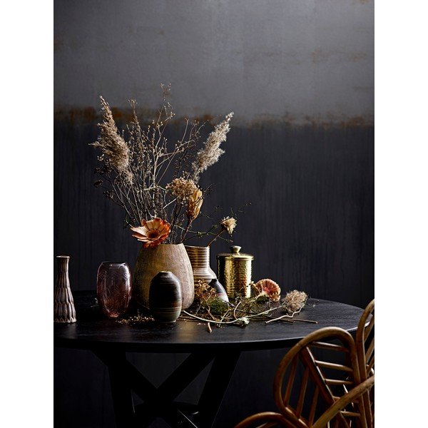 Roosa klaasist vaasi kaunistused - Bloomingville-image-1