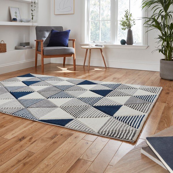 Sinihall vaip Geo, 120 x 170 cm Brooklyn - Think Rugs-image-2