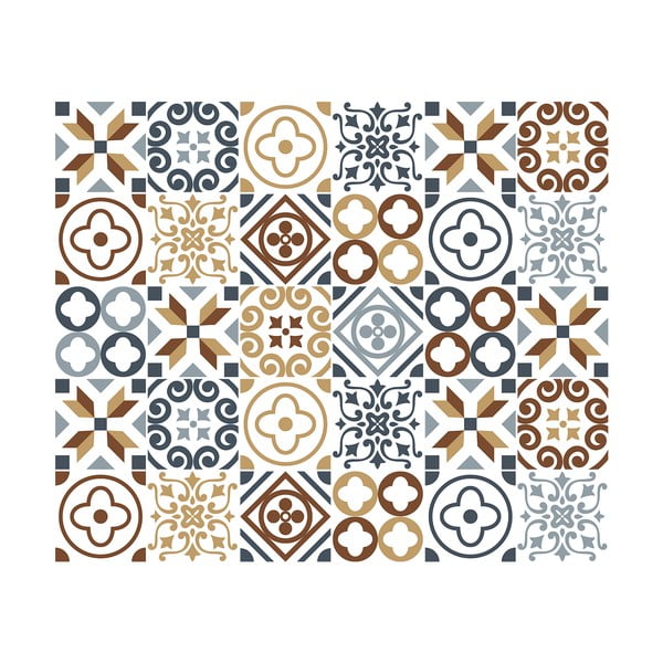 Sada 30 dekorativních samolepek na zeď Ambiance Ninocito, 15 x 15 cm-image-2