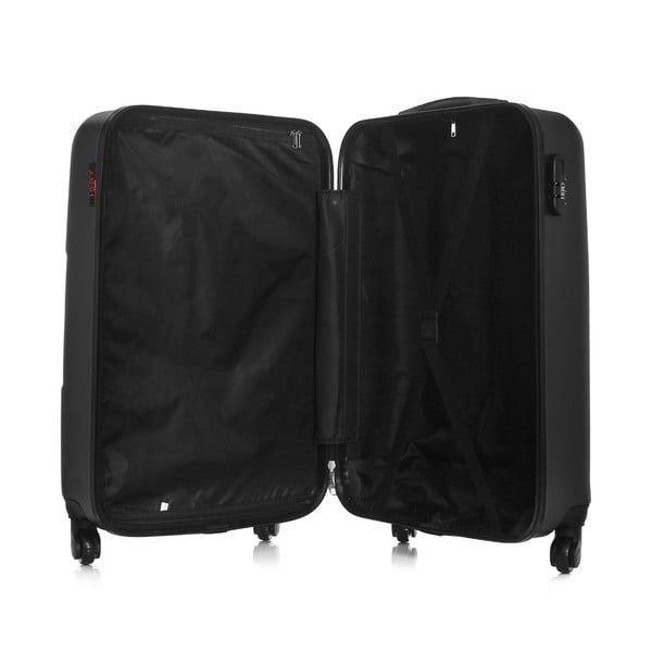 Černý cestovní kufr na kolečkách Hero Coronado, 61 l-image-2