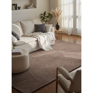 Taupe käsitsi kootud villane vaip 200x300 cm Eleni Taupe - Hanse Home