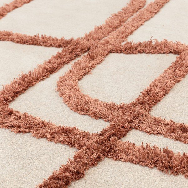 Tellisevärvi-kreem käsitsi kootud villane vaip 160x230 cm Matrix - Asiatic Carpets-image-2