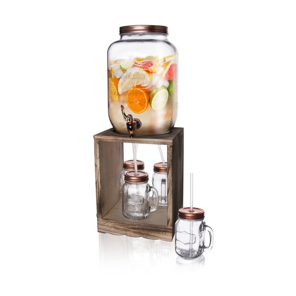 Limonaadikonteiner koos klaasidega 8,8 l - Orion-image-2