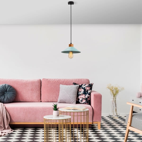 Rippvalgusti metallist varjuga ø 24 cm - Opviq lights-image-3