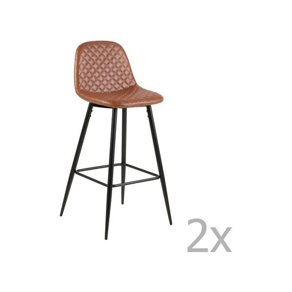 Sada 2 barových židlí Actona Wilma Barstool Vintage