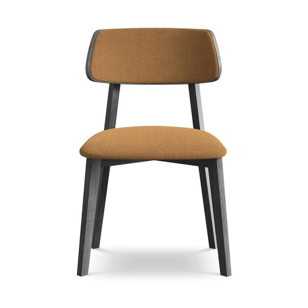 Täispuidust söögitoolid terrakota värvi Niu - Makamii-image-1