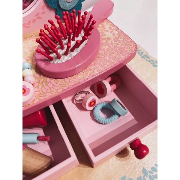 Laste puidust riietuslaud Flora - Djeco-image-2