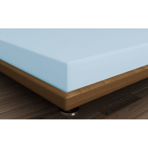 Helesinine puuvillane kummiga lina 140x200 cm - Mijolnir-image-1