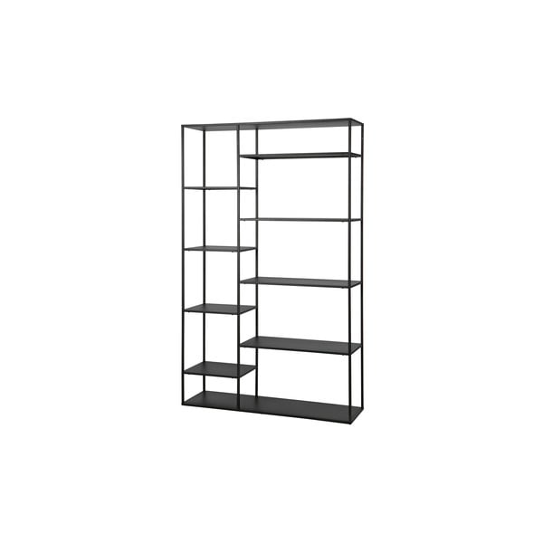 Must metallist raamaturiiul 120x195 cm June - WOOOD-image-1