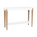 Valge konsoollaud, laius 105 cm Ashme - Ragaba