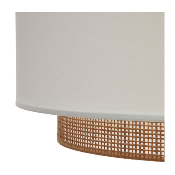 Kangast lambivari valge ja naturaalset värvi ø 40 cm Erna - Kave Home-image-3