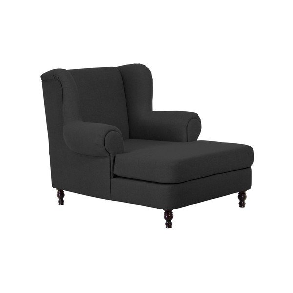 Černé křeslo ušák Max Winzer Mareille Black-image-4