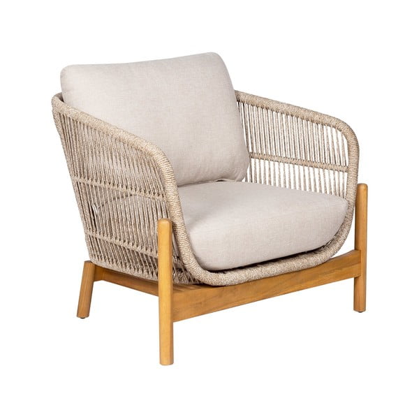 Kreem akaatsiapuidust aiamööbli komplekt 4-le Terracina - House Nordic-image-2