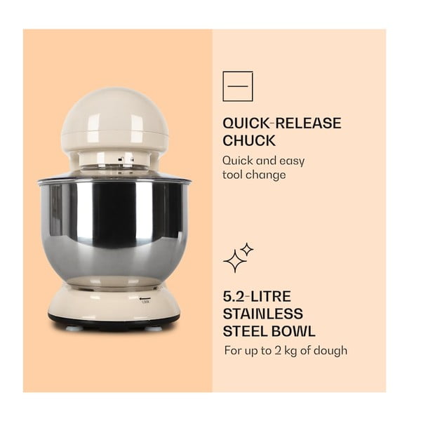 Beeži värvi köögikombain Bella - Klarstein-image-2