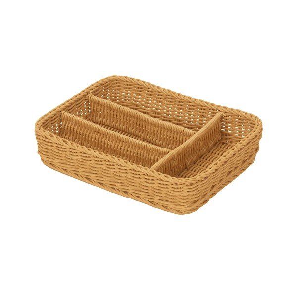 Košík Mittel Light Beige, 36x26,5x6,5 cm