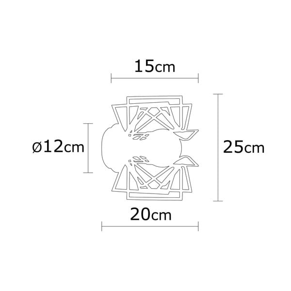 Must seinavalgusti Nemrut - Opviq lights-image-3