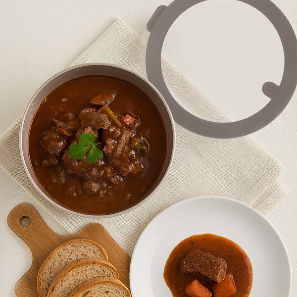 Helepruun plastkauss ø 24,5 cm - Orion-image-1