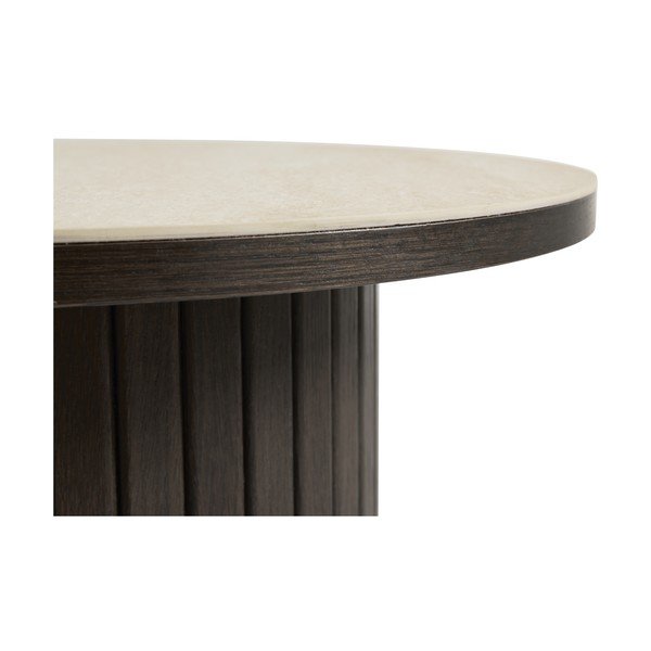 Ümmargune abilaud keraamilise pealispinnaga ø 50 cm Enna - Unique Furniture-image-2