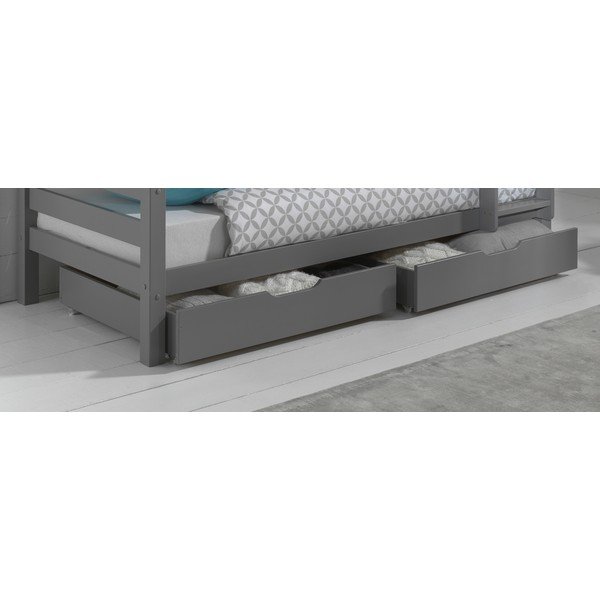 Hallid sahtlid lastevoodi alla 2 tk PINO - Vipack-image-1