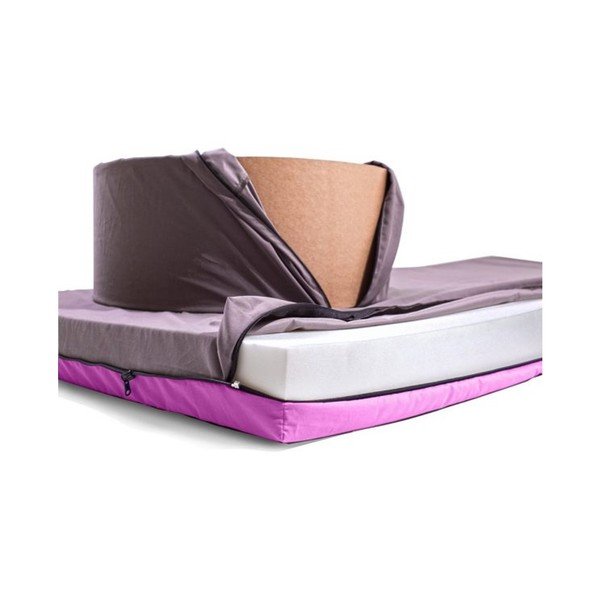 Růžová rozkládací postel s křesílkem Paq Bed-image-3