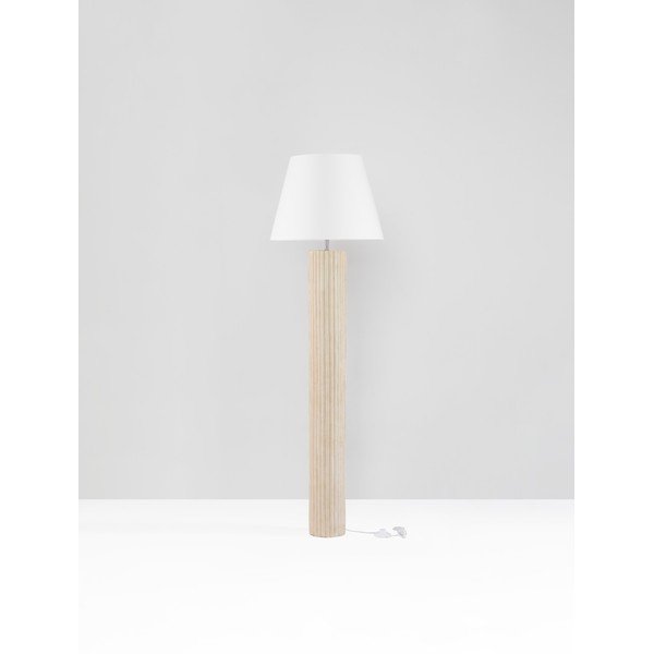 Valge/kreemikas kivipõrandalamp (kõrgus 150 cm) Bacoo - Nova Luce-image-3
