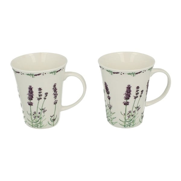 Sada 2 porcelánových hrnků Duo Gift Lavender